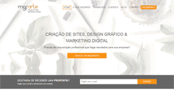Desktop Screenshot of mgfarte.com.br