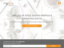 Tablet Screenshot of mgfarte.com.br